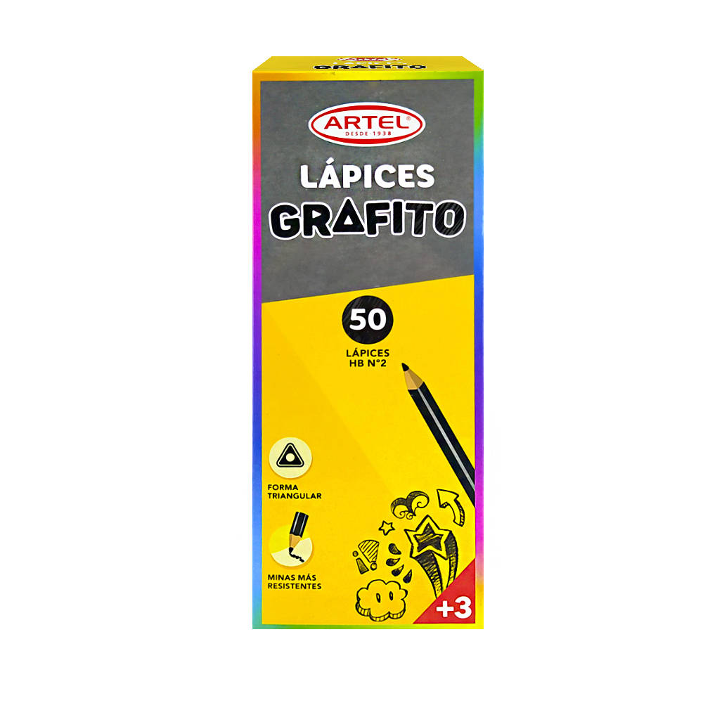 Lápices Grafito Artel y Accesorios Dibujo Artístico Kit