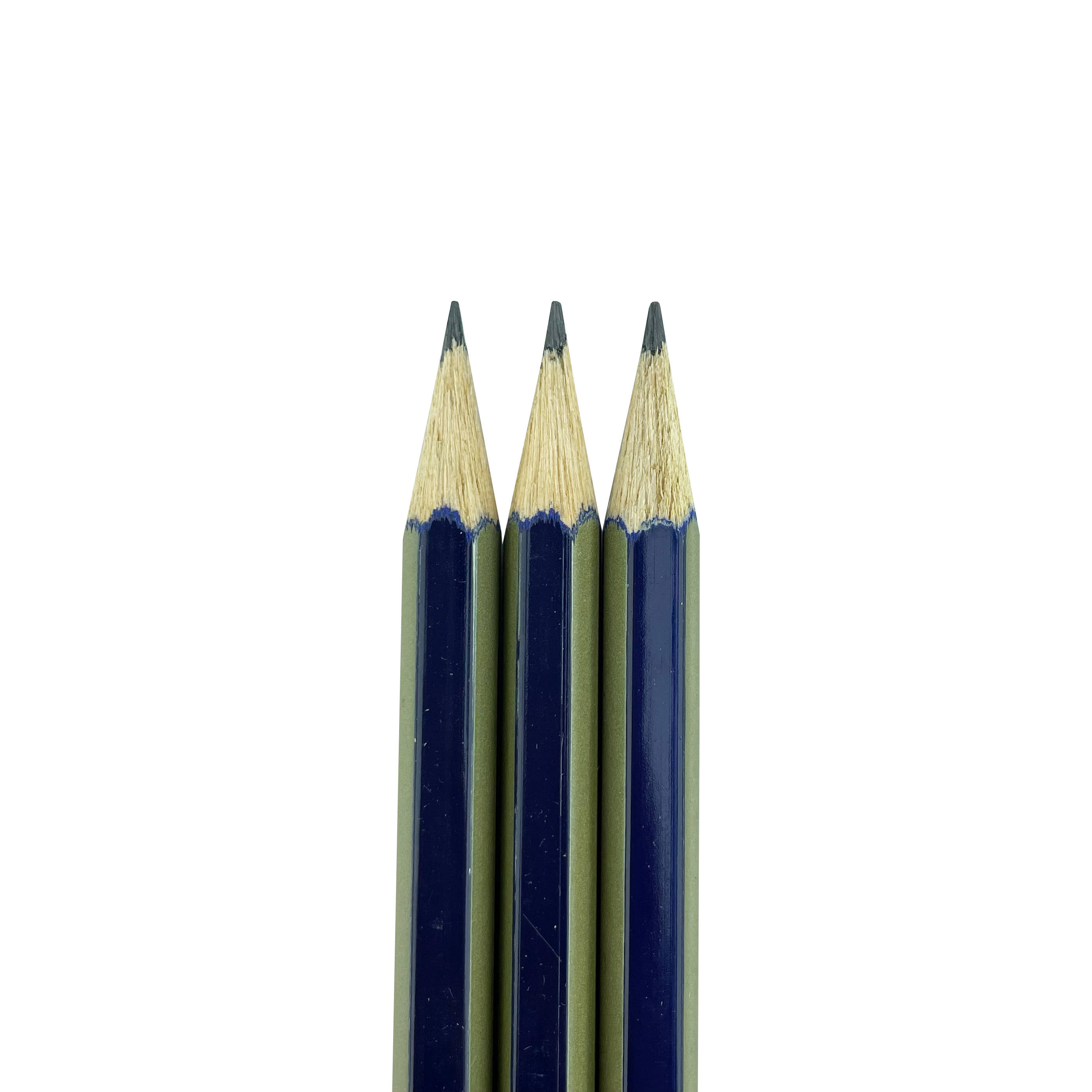 Faber-Castell Goldfaber 1221 - 2 Matite Di Grafite HB, Mina Protetta SV, Vernice Ecologica Blu E Oro, Confezione Blister
