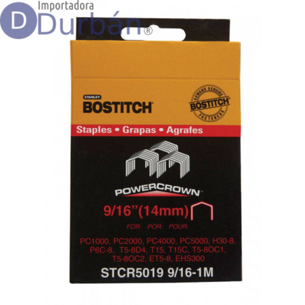 9/16" BOSTICH STCR-5019 STAPLES (1000) - MRO Products