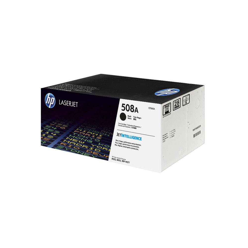 TONER HP 508A LASERJET CF360A BLACK ORIGINAL